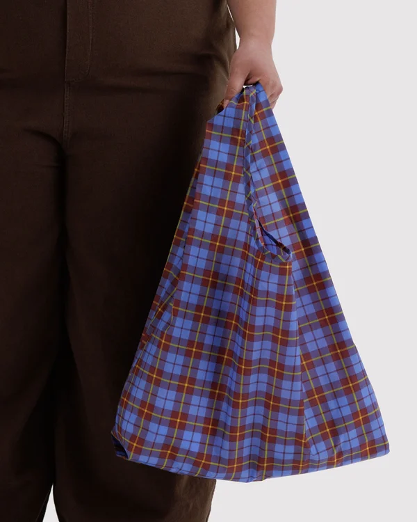 Standard Baggu - Blue Tartan