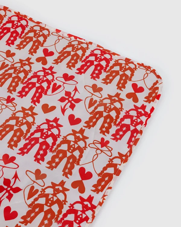 Puffy Picnic Blanket - Cowgirl - Size: OS
