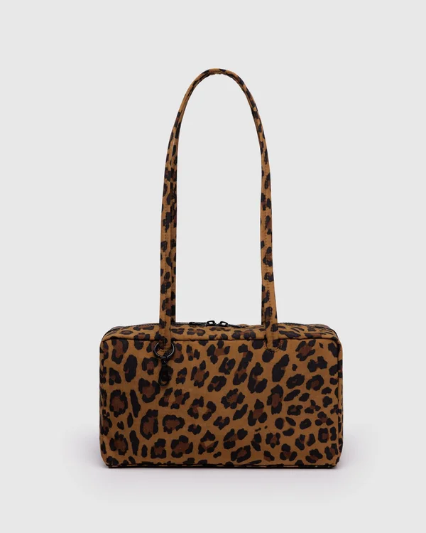 Nylon Bowler Bag - Leopard