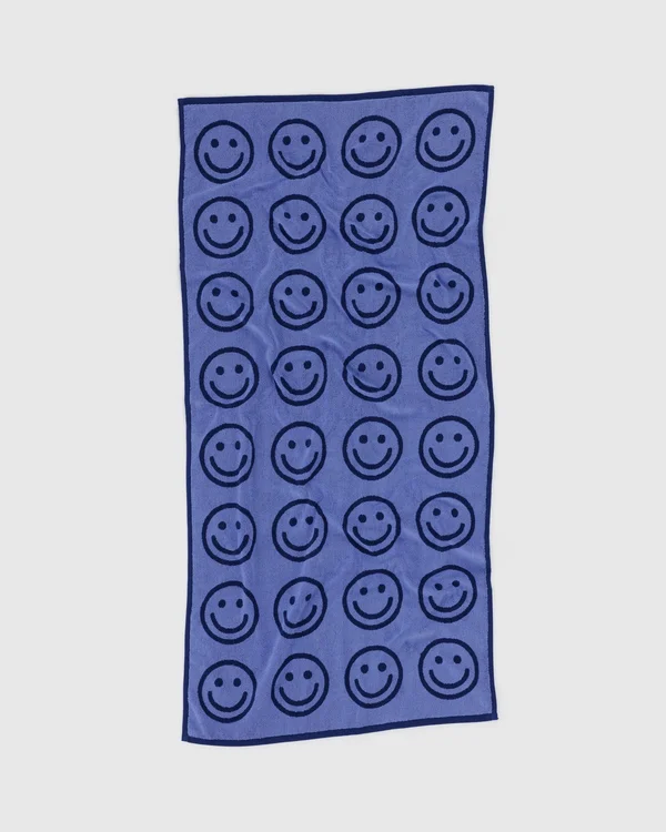 Bath Towel - Happy Blue