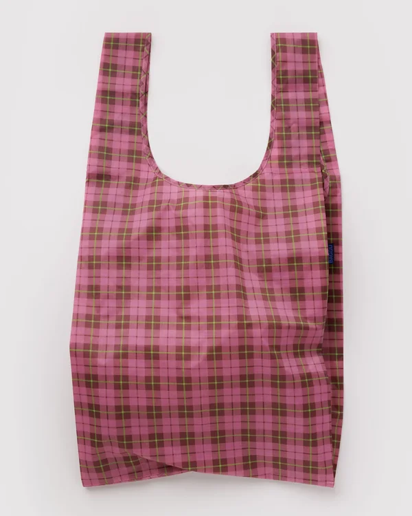 Big Baggu - Azalea Pink Tartan