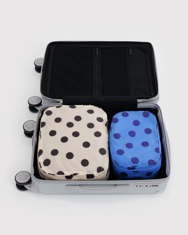 Packing Cube Set - Polka Dot Mix - Material: ripstop-nylon