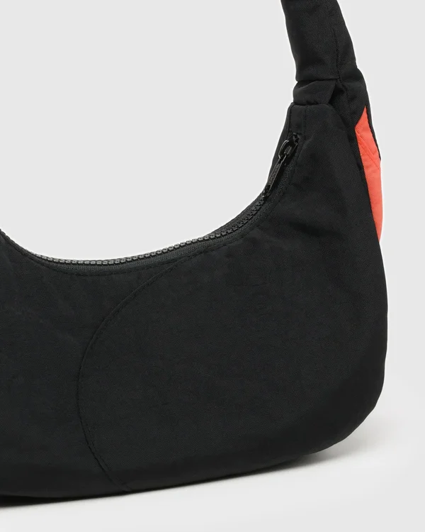 Swan Bag - Black - Material: heavyweight-nylon