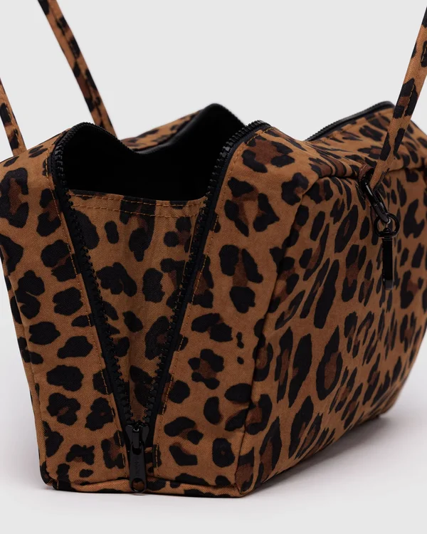 Nylon Bowler Bag - Leopard