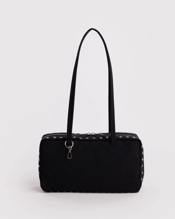 Nylon Bowler Bag - Studs