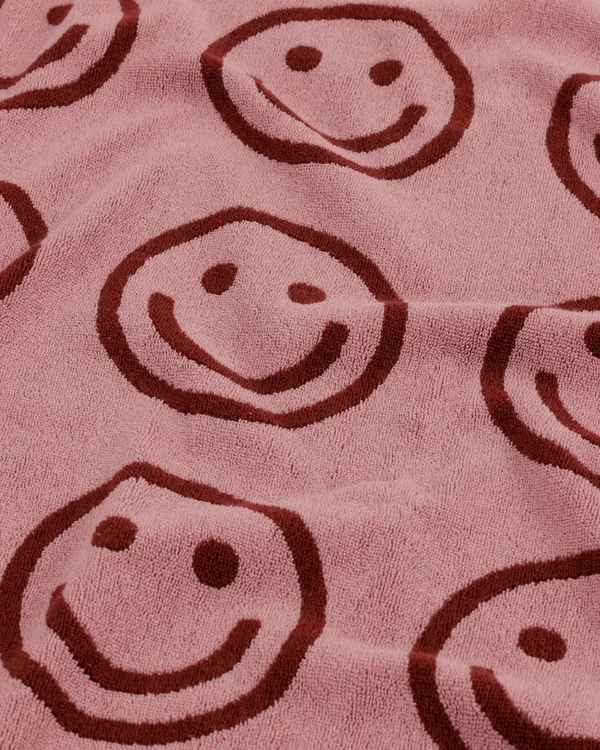 Bath Towel - Blush Happy - Size: OS