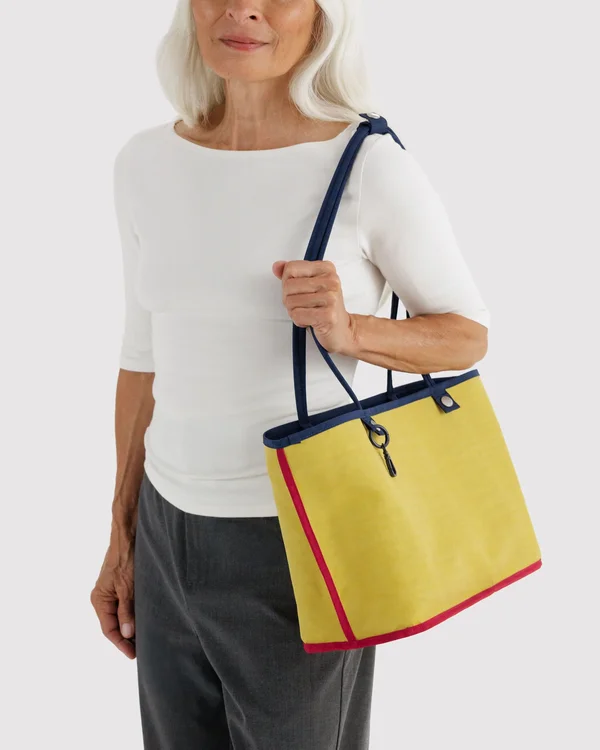 Medium Nylon Reversible Tote - Navy Mix - Size: OS