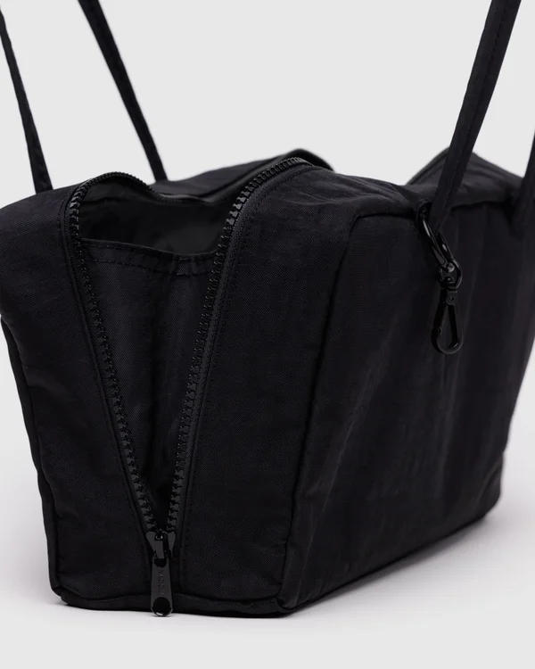 Nylon Bowler Bag - Black