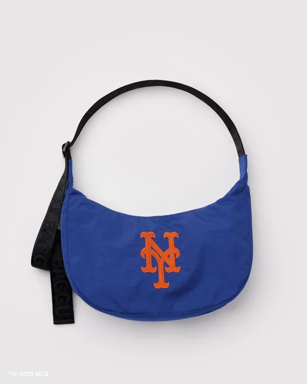 Medium Nylon Crescent Bag - New York Mets™ - Material: heavyweight-nylon