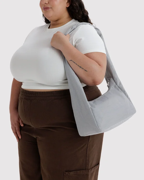 Nylon Meringue Bag - Fog - Size: OS