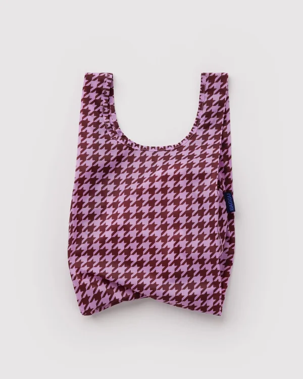 Baby Baggu - Pink Houndstooth