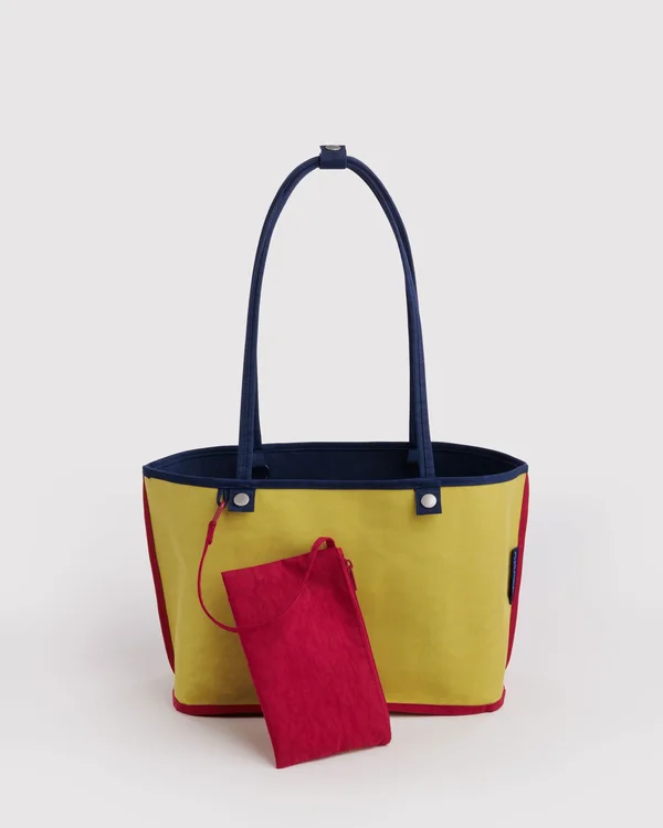 Medium Nylon Reversible Tote - Navy Mix - Size: OS