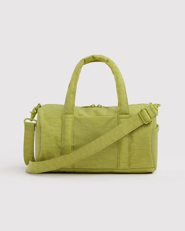 Nylon Duffle Bag - Chartreuse - Material: heavyweight-nylon