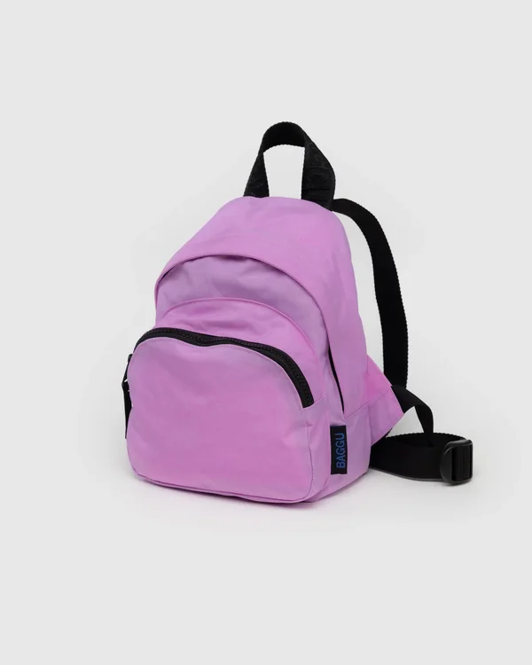 Mini Nylon Backpack - Peony - Size: OS